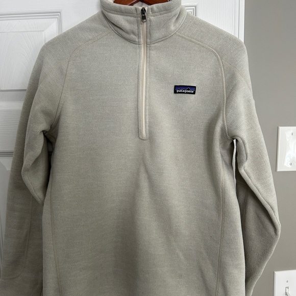 Patagonia Better Sweater 1/4 Zip Women's Large Ivory - Picture 1 of 5